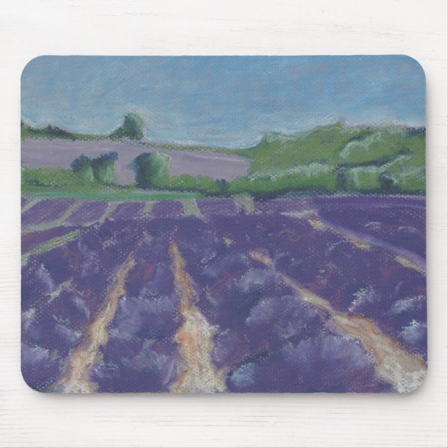 Alfombrilla De Ratón Campos de lavanda en Provenza - Francia (Frente)