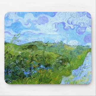 Alfombrilla De Ratón Campos verdes de trigo (F807) Bella Artes Van Gogh