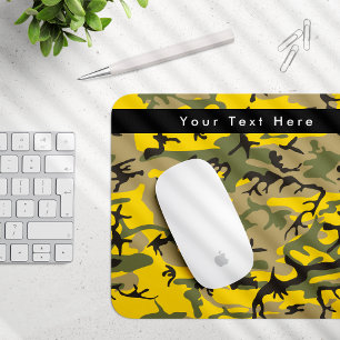 Alfombrilla De Ratón Camuflaje amarillo y verde, Camuflaje, Militar, Ej