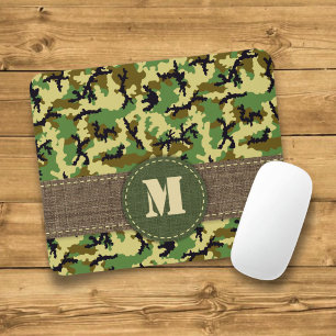 Alfombrilla De Ratón Camuflaje de bosque