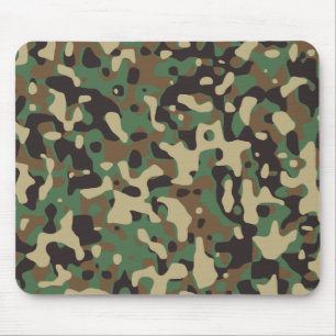 Alfombrilla De Ratón Camuflaje de bosque