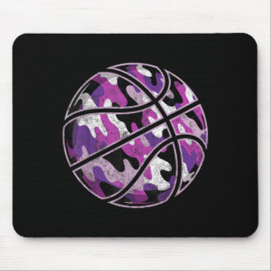 Alfombrilla De Ratón Camuflaje de camiseta Balón de baloncesto Jugador