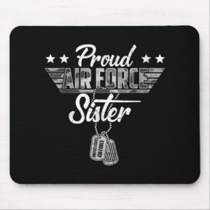 Alfombrilla De Ratón Camuflaje de Hermana de la Fuerza Aérea Orgullosa