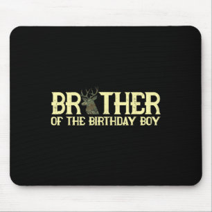 Alfombrilla De Ratón Camuflaje Hermano Del Niño De Cumpleaños Deer Hunt