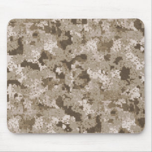 Alfombrilla De Ratón Camuflaje Mousepad de Digitaces del desierto
