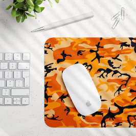 Alfombrilla De Ratón Camuflaje naranja, militar, ejército
