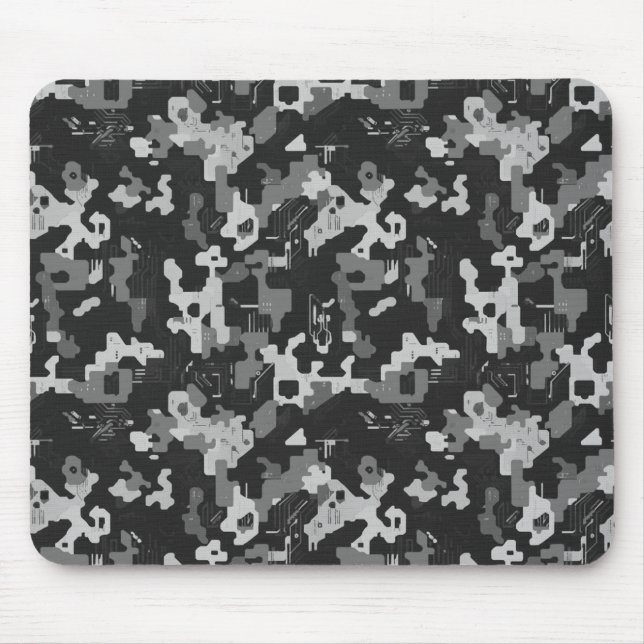 Alfombrilla De Ratón Camuflaje Pixel Sigilo (Frente)