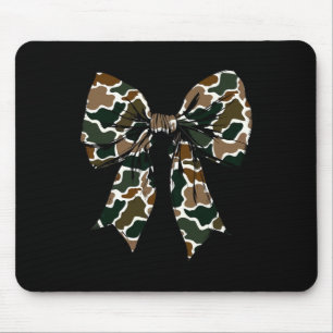 Alfombrilla De Ratón Camuflaje Viejo Camo Bow Camo Coquette Bow Huning