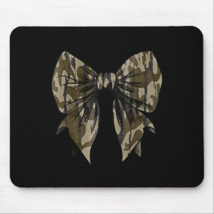 Alfombrilla De Ratón Camuflaje Viejo Camo Bow Camo Coquette Bow Huning