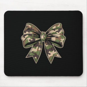 Alfombrilla De Ratón Camuflaje Viejo Camo Bow Camo Coquette Bow Huning