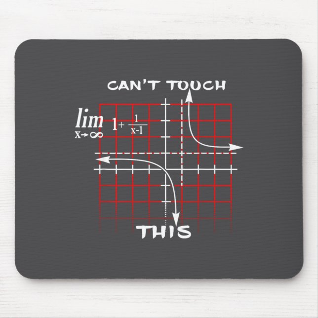 Alfombrilla De Ratón Can T Touch This Equation Math Funny Gift  (Frente)