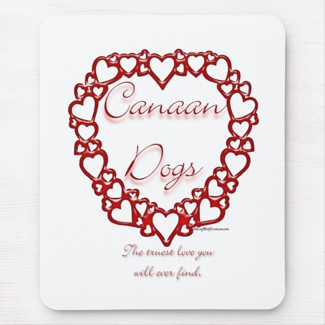 Alfombrilla De Ratón Canaan Dog True Love (Frente)
