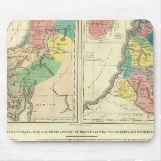 Alfombrilla De Ratón Canaán - Mapa del Atlas de Israel