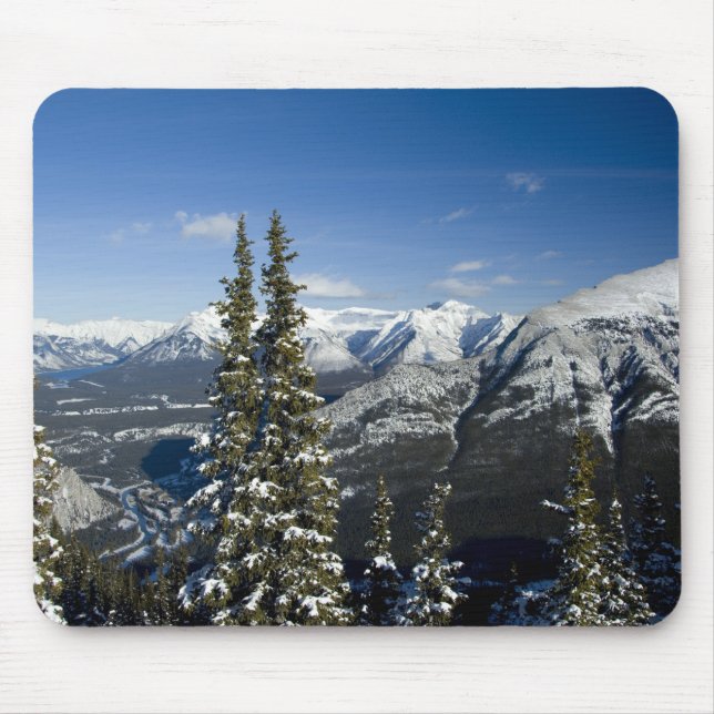 Alfombrilla De Ratón Canadá, Alberta, Banff. Vistas al valle de Bow (Frente)