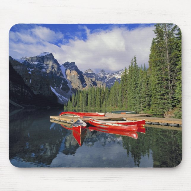 Alfombrilla De Ratón Canadá, Alberta, Lago Moraine. El espléndido (Frente)