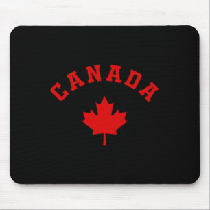 Alfombrilla De Ratón Canadá Bandera canadiense Logotipo de hoja de arce