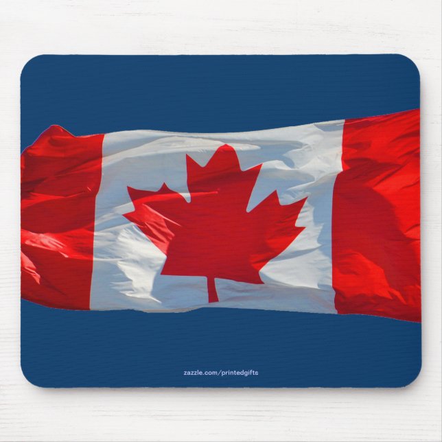 Alfombrilla De Ratón CANADÁ FLAG Patriótico Canadiense Mousepad (Frente)