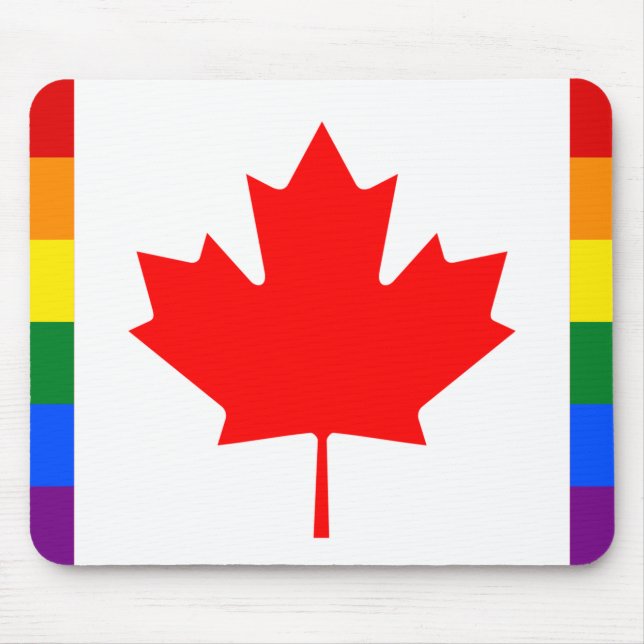Alfombrilla De Ratón Canadá LGBT (Frente)