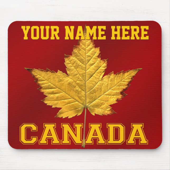 Alfombrilla De Ratón Canadá Mousepad Personalizado Canadá Varsity Mouse (Frente)