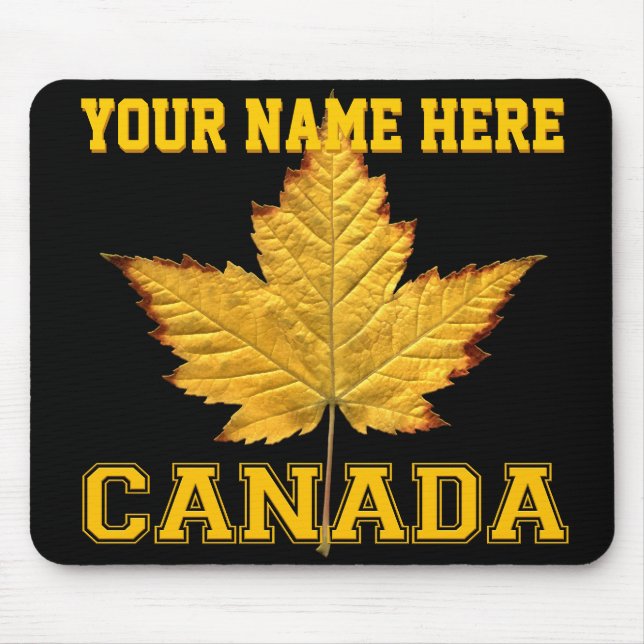Alfombrilla De Ratón Canadá Mousepad Personalizado Canadá Varsity Mouse (Frente)