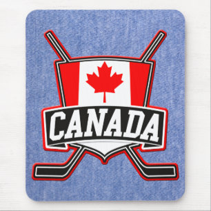 Alfombrilla De Ratón Canadian Hockey Logo