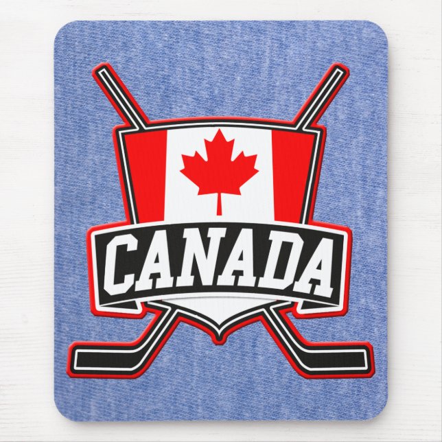 Alfombrilla De Ratón Canadian Hockey Logo (Frente)