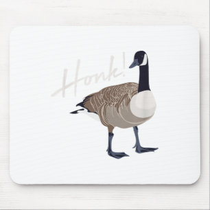 Alfombrilla De Ratón Canadiense Shirt Honk Graciosa Cazadora de Aves G