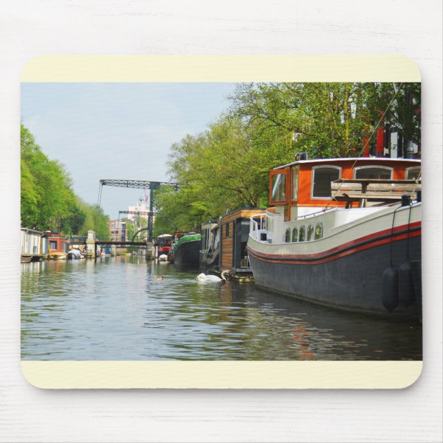 Alfombrilla De Ratón Canal de Amsterdam (Frente)