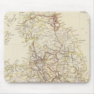 Alfombrilla De Ratón Canales de Inglaterra, ferrocarriles