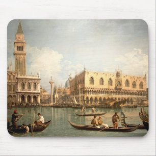 Alfombrilla De Ratón Canaletto - View of the basin of San Marco Venice