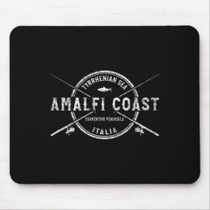 Alfombrilla De Ratón Cañas de Pescar Cruzadas Vintage Costa de Amalfi