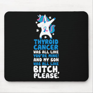 Alfombrilla De Ratón Cáncer a mi hijo, por favor, cita a Unicorn