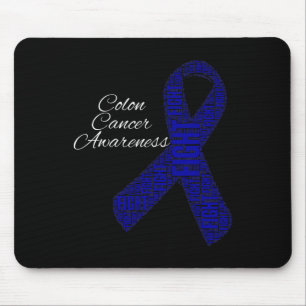 Alfombrilla De Ratón Cáncer de colon Camisetas Cinta de sensibilización