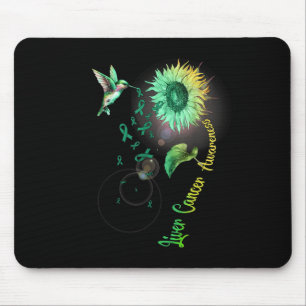 Alfombrilla De Ratón Cáncer de hígado Colibrí de girasol