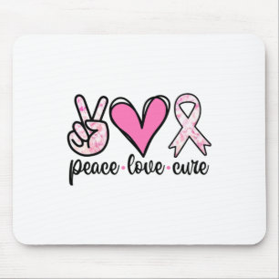 Alfombrilla De Ratón Cáncer de Mama Claridad Vestimenta Paz Rosa Cu Amo