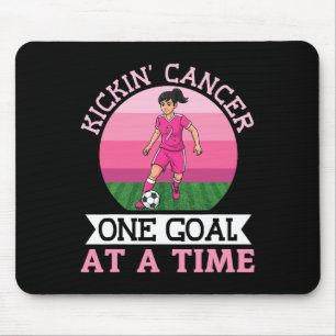 Alfombrilla De Ratón Cáncer De Mama Con Un Gol A La Vez