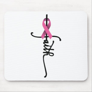 Alfombrilla De Ratón Cáncer de mama de cinta rosada para sobreviviente