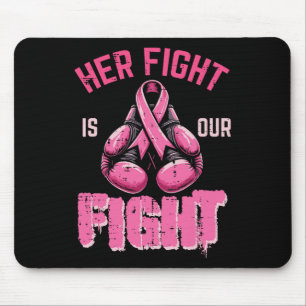 Alfombrilla De Ratón Cáncer de mama Su Lucha Contra Nuestra Pelea Consc