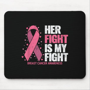 Alfombrilla De Ratón Cáncer de Mama Su Lucha Es Mi Lucha Contra El Cánc