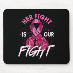 Alfombrilla De Ratón Cáncer de Mama Su Lucha Es Nuestra Lucha Contra El