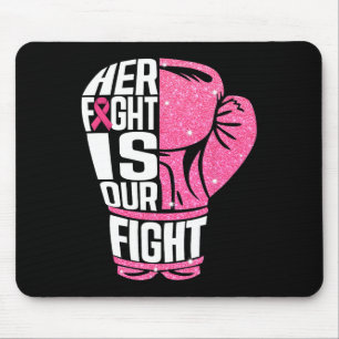 Alfombrilla De Ratón Cáncer de Mama Su Lucha Es Nuestros Guantes De Box