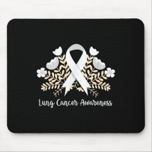 Alfombrilla De Ratón Cáncer de pulmón Cinta de Cáncer de Pulmón