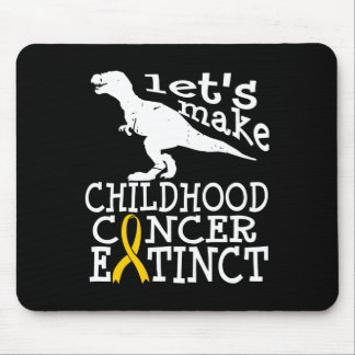 Alfombrilla De Ratón Cáncer infantil DiPG Awareness Extinct Gold Ribbo