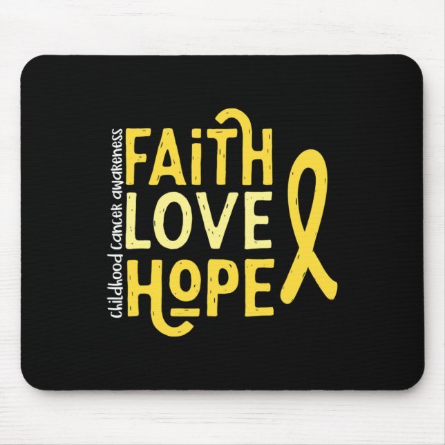 Alfombrilla De Ratón Cáncer infantil para adultos Cáncer infantil Awa (Frente)