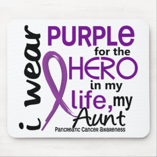 Alfombrilla De Ratón Cáncer Pancreático Para Mi Héroe Mi Tía 2