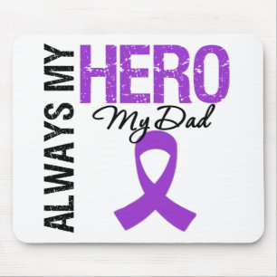 Alfombrilla De Ratón Cáncer pancreático siempre mi héroe mi papá