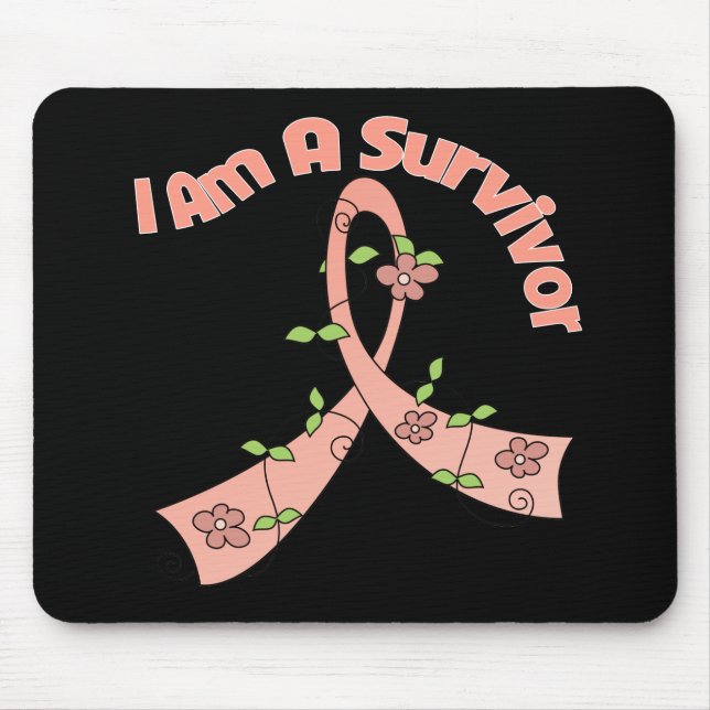 Alfombrilla De Ratón Cáncer Uterino Soy Sobreviviente (Frente)