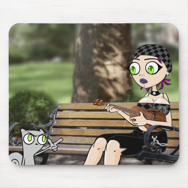 Alfombrilla De Ratón Canciones Mousepad de la ardilla de NYC (Frente)