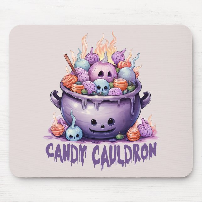 Alfombrilla De Ratón Candy Cauldron (Frente)