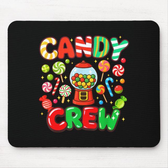Alfombrilla De Ratón Candy Crew Candy Costume Women Candy Land Kids Swe (Frente)